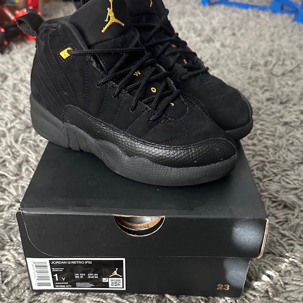 Jordan Kids Sneakers Black Retro 12